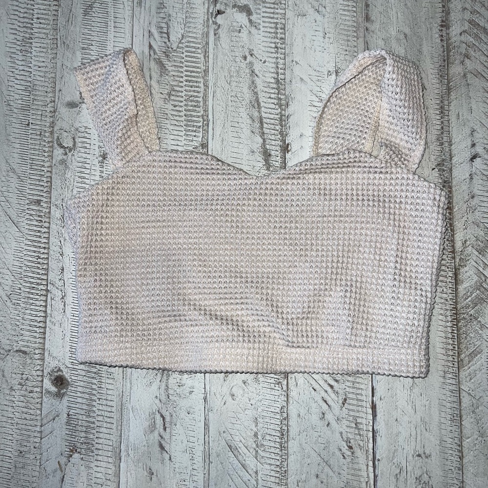 SHEIN Beige Crop Top Women’s Large